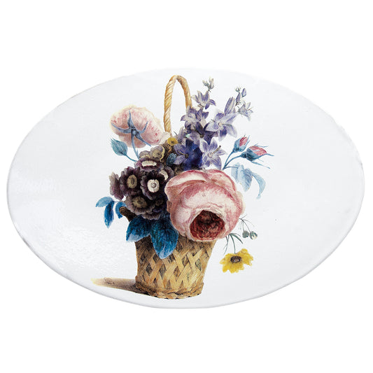 Oval Bouquet Platter, John Derian - Astier de Villatte: Exclusive Pre-Order Item