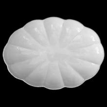 Oval Deep Marguerite Platter by Astier de Villatte, alternate view