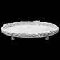 Oval Setsuko Herbal Braid Platter with Feet by Astier de Villatte