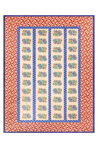 Positano Red Tiles - Tablecloth 220x270 | Lisa Corti
