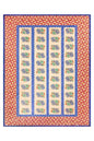 Positano Red Tiles - Tablecloth 220x270 | Lisa Corti