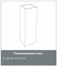 Shanghai Clay Mix | Atelier Saint André Perrin - Parallelepiped vase