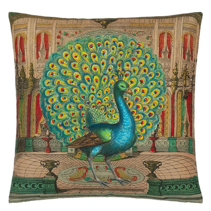 Peacock Emerald Cushion  | John Derian