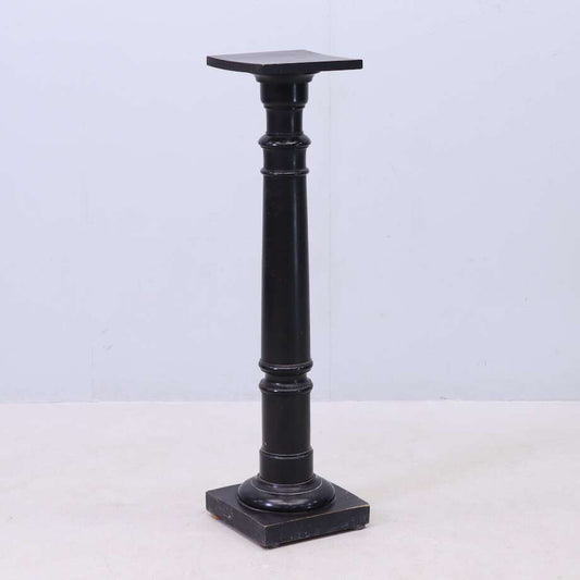Pedestal, Early 20th Century | Blackened Wood