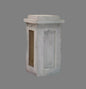 Primitive Wooden Pedestal Stand