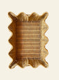 Small Scalloped Tray, Rattan | MithCPH