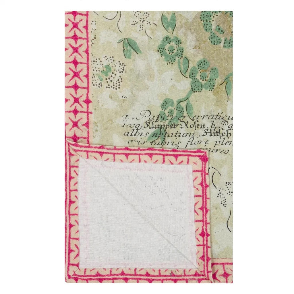 Poppy Study Violet Throw - John Derian