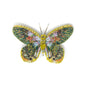Ringlet Butterfly hand-embroidered brooch by Trovelore at BON TON goods