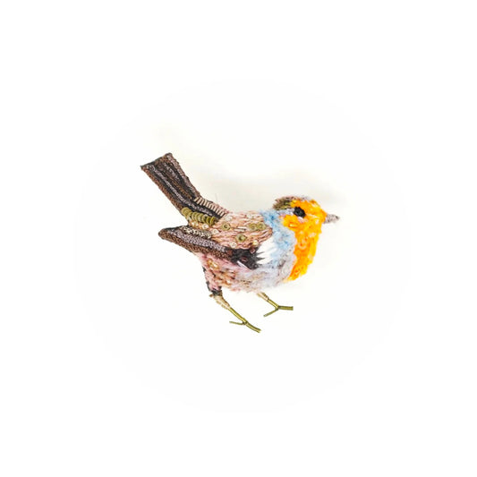 Robin Red Breast Brooch Pin | Trovelore