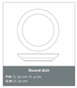 Shanghai Clay Mix | Atelier Saint André Perrin - Small round dish
