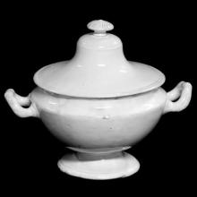 Small Colbert Tureen, handmade ceramic by Astier de Villatte