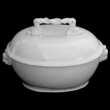 Dragon Tureen with Handle, handmade ceramic by Astier de Villatte
