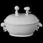 Tureen with Snoopy and Charlie Brown, handmade ceramic by Astier de Villatte