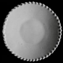 Adélaïde Saucer for Coffee Cup, set of 6 by Astier de Villatte, B2B view on black background