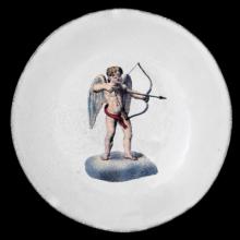 John Derian Small Cupid Plate by Astier de Villatte, B2B product view