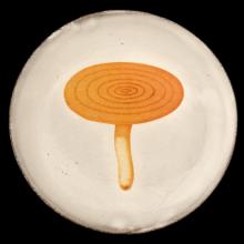 John Derian Small Agaric Caustique Plate by Astier de Villatte, B2B product view