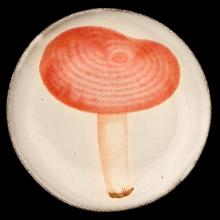 John Derian Small Agaric Meurtrier Plate by Astier de Villatte, B2B product view