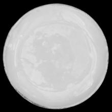 Rien Small Saucer, set of 6 by Astier de Villatte, B2B view on black background