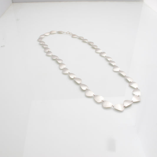 STONE MAUDE SILVER NECKLACE