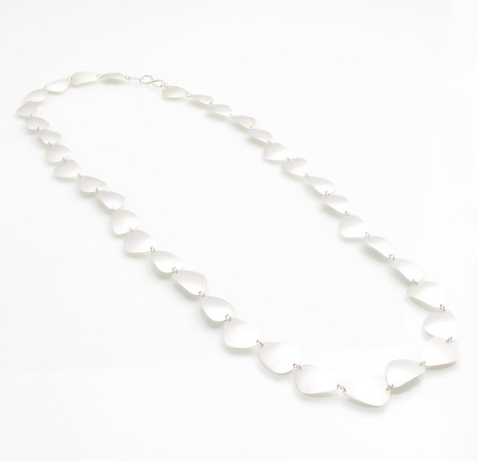 STONE MAUDE SILVER NECKLACE