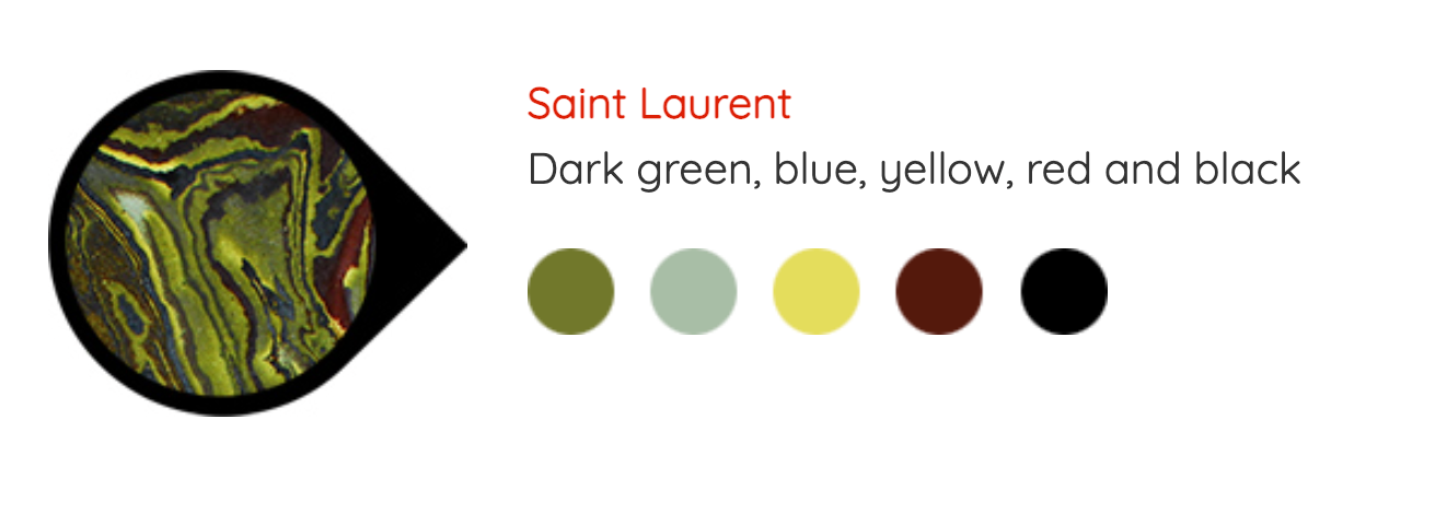 Saint Laurent Clay Mix | Atelier Saint André Perrin