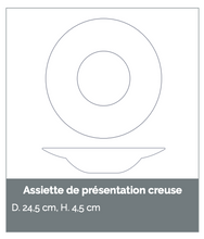 Load image into Gallery viewer, Hollow Charger Presentation Creuse - Atelier Saint André Perrin
