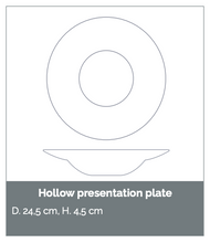 Load image into Gallery viewer, Hollow Charger Presentation Creuse - Atelier Saint André Perrin
