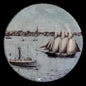 Small Provincetown Port Plate | Astier de Villatte
