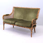 Two-Seater Sofa with Cane Sides, Early 20th Century