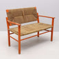 Early 20th Century Wicker Bench Sofa