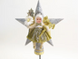 Star Angel Tree Topper (Assorted) | Vintage by Crystal Spun Cotton Ornament