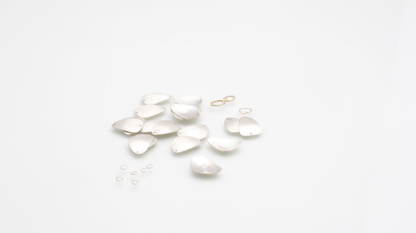 STONE MAUDE SILVER NECKLACE