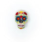 Sugar Skull hand-embroidered brooch by Trovelore at BON TON goods