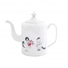 Grace Coddington Teapot "Jimi's Bouquet", handmade ceramic by Astier de Villatte
