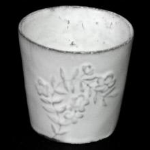 Fleurs Daisy Tumbler, Nathalie Lété, Set of 6, handmade ceramic by Astier de Villatte