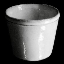 Simple Coffee Tumbler, Set of 6, handmade ceramic by Astier de Villatte