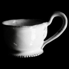 Alexandre Tea Cup, Set of 6, handmade ceramic by Astier de Villatte