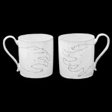 Lou Doillon Cup, Knuckles, handmade ceramic by Astier de Villatte