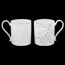 Lou Doillon Cup, Hand, handmade ceramic by Astier de Villatte