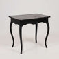 Black Rococo Style Side Table