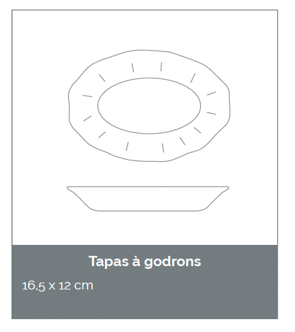 Shanghai Clay Mix | Atelier Saint André Perrin - Scalloped oval dish tapas