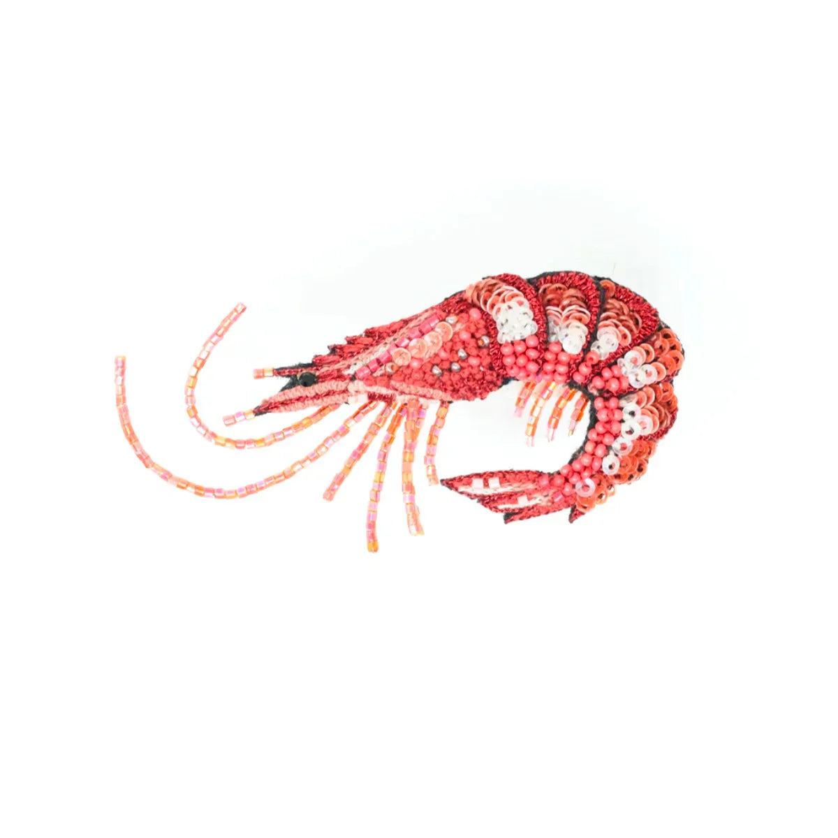 True Shrimp Brooch Pin | Trovelore