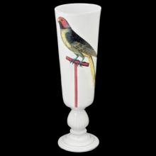 Albin Fridatutah Bengal Parrot Vase by Astier de Villatte, alternate view