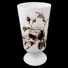 Sepia Rose Vase by Astier de Villatte, alternate view