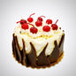 Cherry Cake Wax Candle | Cereria Introna
