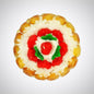 Meringue and Strawberry Cake Wax Candle | Cereria Introna