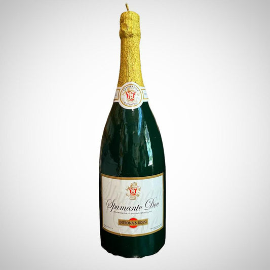 Large Sparkling Wine Wax Candle | Cereria Introna