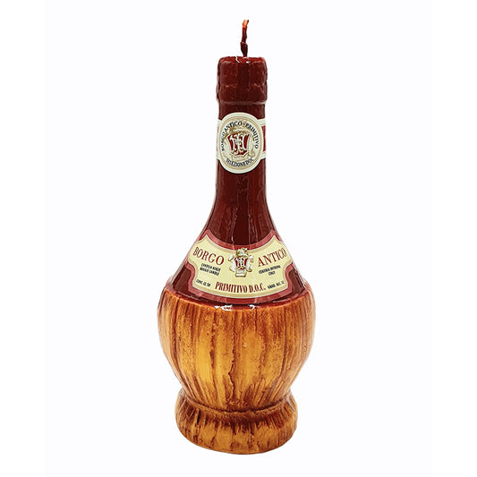 Red Flask Wine Wax Candle | Cereria Introna