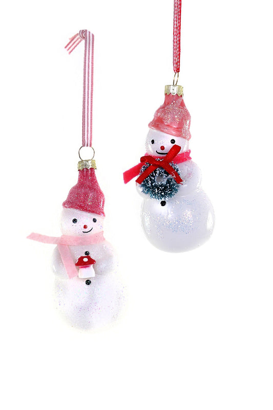 Wintertide Snowman with Wreath