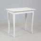Vintage Swedish Window Table in White Paint (75 × 48 × 76 cm)
